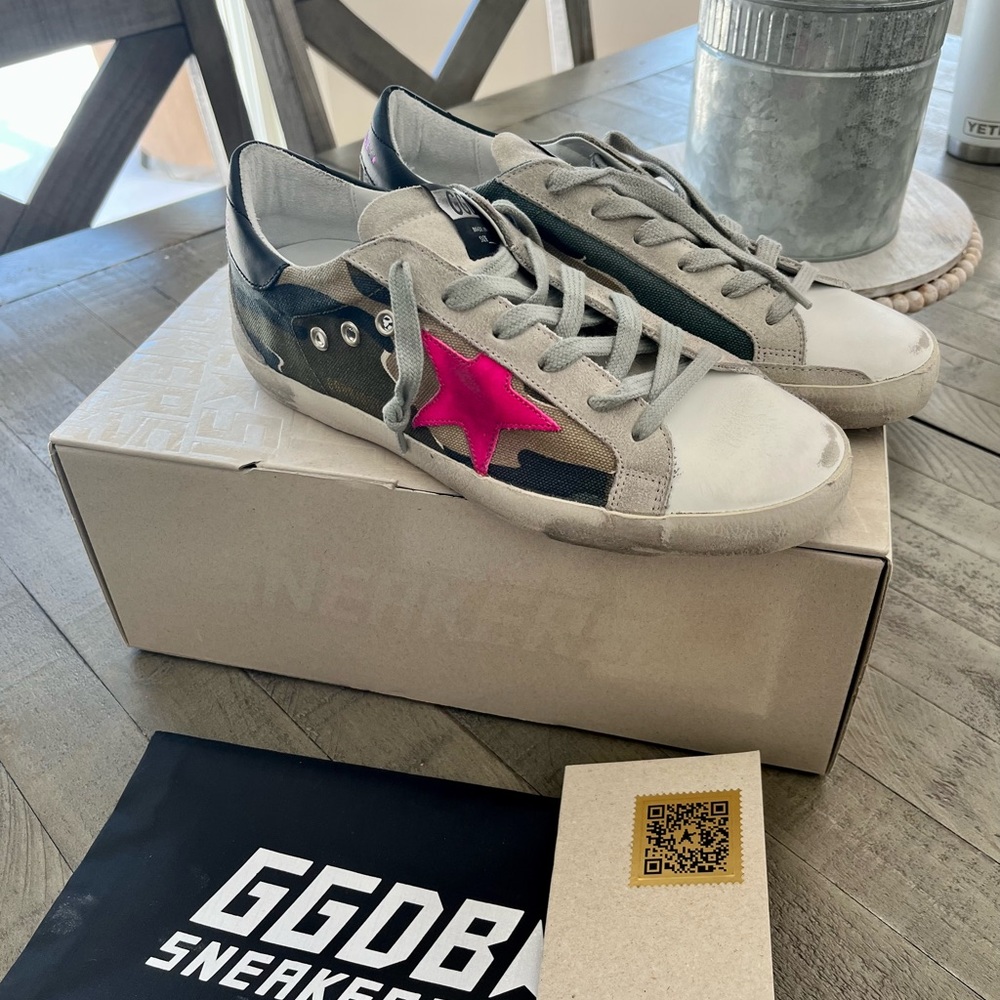 New! Golden Goose superstar camo